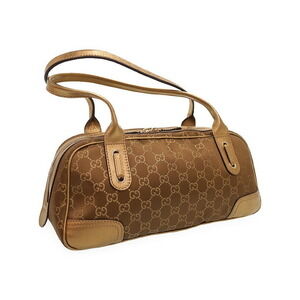 Gucci Boston beige White Canvas monogram canvas Princy ivory Bag GG